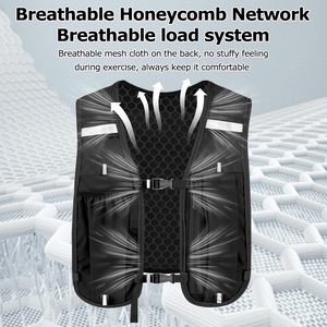 Chaleco Reflectante de Moda, Mochila para Correr con Arnés para Celular, Bolsa de Pecho con Protección RFID, Material TPU - Product Image 4