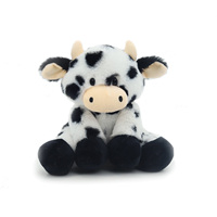 Usine de Yiwu OEM ODM : Adorables animaux en peluche assis, vache en peluche pour cadeaux d'enfants
