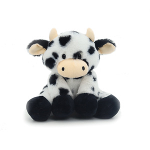 Usine de Yiwu OEM ODM : Adorables animaux en peluche assis, <span class=keywords><strong>vache</strong></span> en peluche pour cadeaux d'enfants - Product Image 1