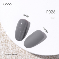 UNNA 10ML Vernis Gel UV Noir Blanc Gris Ciment Sans HEMA, TPO et TMPTA Gel Couleur Longue Durée Vernis Gel de Luxe Fournisseur d'Onglerie