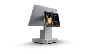 Thời trang Windows POS hệ thống màn hình kép caisse enregistreuse với máy in cho siêu thị - Product Image 4