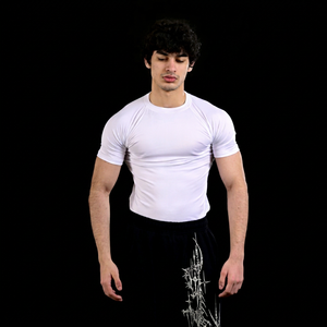 Unisex Quick Dry Gym <b>Clothing</b> Set Fitness Compression T-Shirt & Pants Suit Plaid/Gingham Mesh UPF50+ Front Logo for Bodybuilding - Product Image 1
