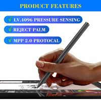 MPP 2.0 Stylet en métal pour Microsoft Surface 4096 Rejet de pression de la paume pour Surface Pro 9/X/8/7/6/5 Go Book Laptop