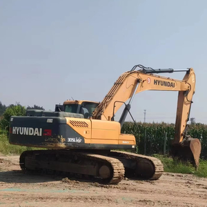 Excavatrice sur chenilles hydraulique d'occasion Hyundai 305LVs certifiée CE, 30,5 tonnes, système hydraulique d'occasion, godet - Product Image 3