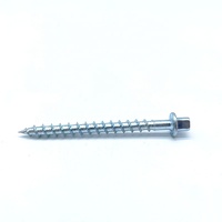 Tornillos para Madera con Rosca Gruesa, Recubiertos de Zinc, con Punta Triangular, para Fijación en Madera
