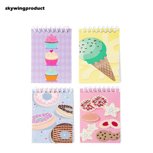 Prodotto Skywing Top Seller <span class=keywords><strong>4</strong></span> graziosi disegni <span class=keywords><strong>di</strong></span> Dessert 3X5 pollici 24 confezioni <span class=keywords><strong>di</strong></span> <span class=keywords><strong>quaderni</strong></span> <span class=keywords><strong>di</strong></span> carta rivestiti <span class=keywords><strong>a</strong></span> spirale per Journaling - Product Image 2