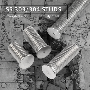 สตั๊ดและสกรูยึดติดด้วยตัวเองทำจากสแตนเลส ผิวเรียบ สำหรับงานก่อสร้างอุตสาหกรรมและงานเครื่องกล - Product Image 2