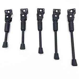 Soporte de metal para bicicleta, soporte lateral de un solo orificio descentrado para bicicleta plegable para niños, diseño de borde redondo - Product Image 1