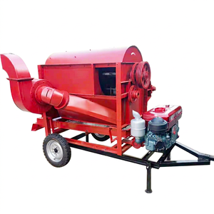 New High Capacity Portable Grain Multi-Purpose <b>Millet</b> Thresher Diesel Engine Multi-Functional Wheat Rice Sorghum Threshing - Product Image 1