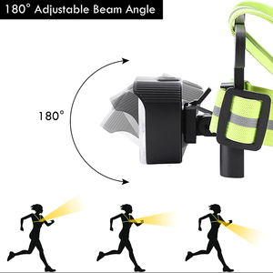 4LED Safety Reflection Infrared Blinking Run Lamp Outdoor Waterproof Night Running <strong>Light</strong> Led <strong>Chest</strong> <strong>Light</strong> for <strong>Runners</strong> - Product Image 4