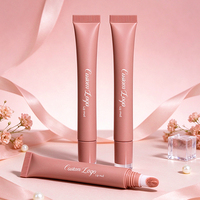 Gloss à lèvres teinté au collagène végétalien, ultra-hydratant, effet naturel, personnalisable avec votre logo, vente en gros