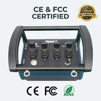 Control Remoto Hidráulico Inalámbrico Industrial de 4 Canales, Joystick Proporcional para Grúa y Excavadora
