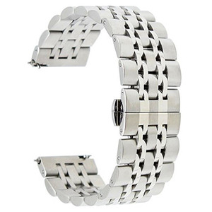 Lionorm Luxe <span class=keywords><strong>7</strong></span> Perles Lien Bracelet 20mm 22mm Bracelet De Montre En Acier Inoxydable Bracelet De Poignet En Métal pour Montres Intelligentes - Product Image 2