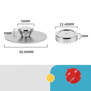 Porte-<span class=keywords><strong>savon</strong></span> magnétique Ventouses Porte-serviettes Étagères murales pour rangement Cuisine Bain Crochets en acier inoxydable - Product Image 5