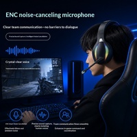 Headphone Over-ear Berkualitas Tinggi, Nyaman, Tahan Lama, ANC, Baterai 20+ Jam, Low-latency 2.4G, Pasokan Eksklusif Lintas Negara