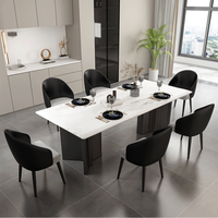 Chaises de salle à manger de luxe modernes, en cuir nordique, pour intérieur et extérieur, vente en gros, mobilier de bureau, mobilier de salle à manger de restaurant
