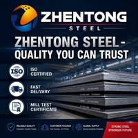LCZHENTONG - Lámina de Acero al Carbono Laminada en Caliente ASTM A36 S235JR Q235B SS400 MS, Chapa de Acero Lisa a Cuadros para Construcción B2B