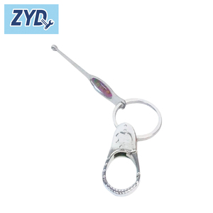 Sinh nhật kim loại Keychain Quà tặng khuyến mãi kim loại Keychain lưu niệm bạc thời trang kim loại Keychain - Product Image 1