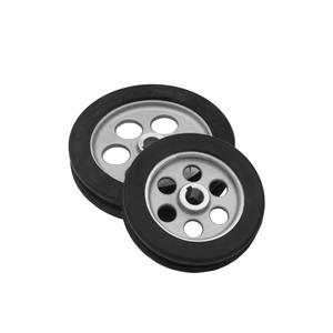 Rueda de goma de 118 mm y 148 mm para máquina de soldadura por arco sumergido, rueda de desplazamiento para carro de pórtico - Product Image 2