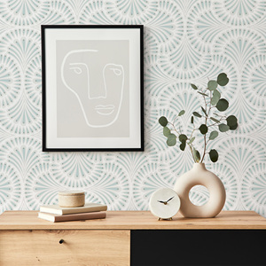 <span class=keywords><strong>Papier</strong></span> <span class=keywords><strong>peint</strong></span> auto-adhésif bleu à motif cachemire, sans couture, amovible, à peler et coller, pour la décoration murale de la maison, l'art mural, la décoration de chambre et les motifs végétaux - Product Image 4