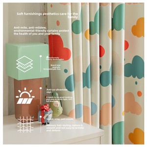 <span class=keywords><strong>Tende</strong></span> Oscuranti di Lusso di Alta Gamma 2026 Nuove con Stampa <span class=keywords><strong>Arcobaleno</strong></span> Dora per Camere da Letto di Bambini e Bambine - Product Image 4