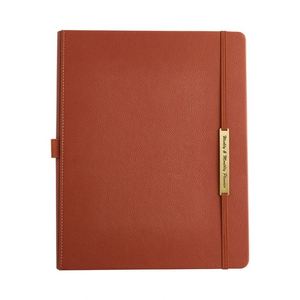 Libreta de Cuero PU Ecológica de Lujo con Logotipo Personalizado, Tapa Dura, Cinta Elástica, Índice y Pestañas, Agenda de Negocios, Diario - Product Image 1