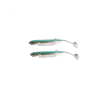 Leurre souple 6g 10cm, appât artificiel souple en plastique pour la pêche en rivière/lac/eau salée, sans hameçons, 5 pièces/sac