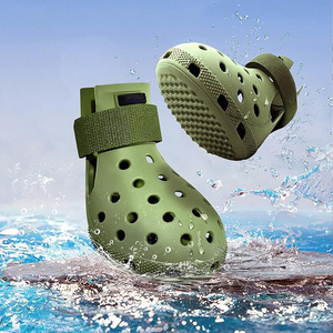 Adjustable Strap Dog <strong>Rain</strong> Booties Easy-Clean Non-Slip Waterproof Beach Outdoor Pet <strong>Boot</strong> in Cute Luxury Style - Product Image 3