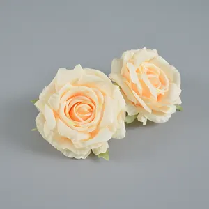 Artificial Floral Arrangement Silk Flower Head Rose For Wedding Home Party Decoration Flower Panel