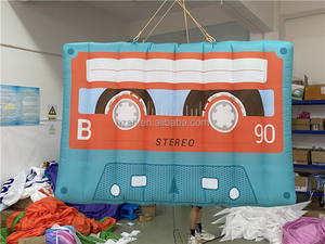 Signe d'accessoire de bande de cassette gonflable d'éclairage pour la décoration d'étape de DJ de boîte de <span class=keywords><strong>nuit</strong></span> - Product Image 5