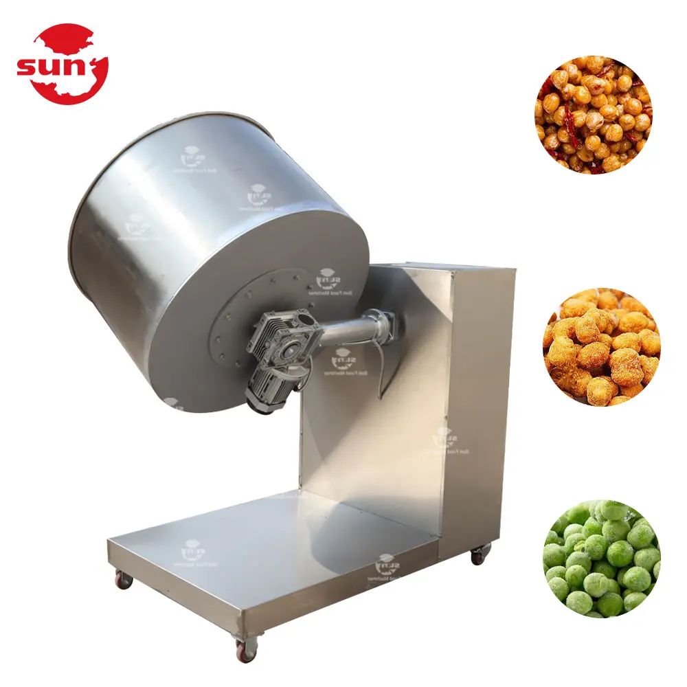 自動ナッツとスパイス成分混合機フレーバーナッツ製造装置小麦粉砂糖塩コーティングピーナッツマシン
