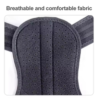 FSPG Ceinture de soutien lombaire réglable pour le bas du dos, conception respirante pour la correction de la posture des épaules supérieures, professionnelle