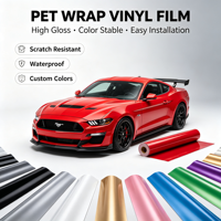 Film de protection de peinture (PPF) auto-cicatrisant brillant de haute qualité, 1,52x17m, 7,5mil, 500+ couleurs changeantes, rouleau complet pour carrosserie, directement de l'usine