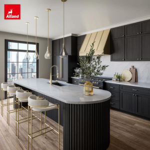 Allen تحت المنظم متعددة الأغراض رف تخزين خزانة مطبخ للمطبخ الحمام مكتب أسود تحت الحوض المنظم - Product Image 1