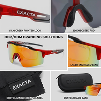 Lunettes de soleil polarisées sport UV400, verres TAC, monture PC, pour cyclisme, conduite, pêche, randonnée, fournisseur OEM