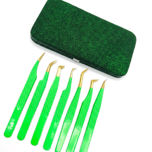 Estuche magnético de piel sintética PU de color ROJO de alta calidad TEEJAY para pinzas de pestañas, caja organizadora magnética para pinzas 89654 - Product Image 3