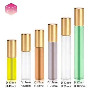 <span class=keywords><strong>7Ml</strong></span> 8Ml 10Ml 12Ml 15Ml Frost Gold Rõ Ràng Màu Xanh Lá Cây Cuộn Trên Nước Hoa Thủy Tinh Chai Tinh Dầu Với Kim Loại Lăn Bóng - Product Image 5