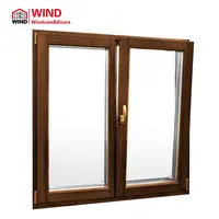PHI מוסמך אלומיניום עץ חלון מסגרות מחיר פסיבי בית Windows