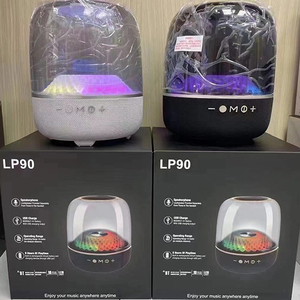 2024 BSCI và qima nhà máy bán buôn lp90 40 Wát <span class=keywords><strong>mini</strong></span> không dây ABS nhựa + vải RGB LED loa siêu trầm Loa máy tính để bàn - Product Image 5