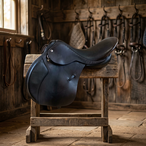 Meilleure Vente du Fabricant : Selle d'Équitation Anglaise de Dressage 100% Cuir, Couleurs Personnalisables, pour Courses Internationales - Product Image 2