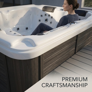 Lujo Relax jacuzzi spa al aire libre LED 6 personas jacuzzii de alta calidad al aire libre spa bañera masaje burbuja whirlpools hidro masaje - Product Image 4