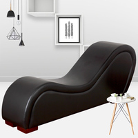 Canapé d'Amour en S pour Dropshipping, Meuble Sexuel BDSM Multifonctionnel en Bois, Aide Posturale Érotique pour Chambre à Coucher, Chaise Tantra pour Couples