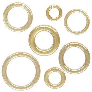 GP 200p per bag jump rings permanent jewelry chains 1/20 14K Gold Filled jump ring waterproof for jewelry making wholesale