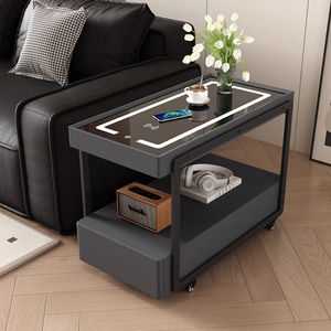 Canapé Amovible Côté Armoire Lumière De Luxe En Bois Massif Durable Multifonctionnel Table Basse Moderne Simple <span class=keywords><strong>Salon</strong></span> - Product Image 5