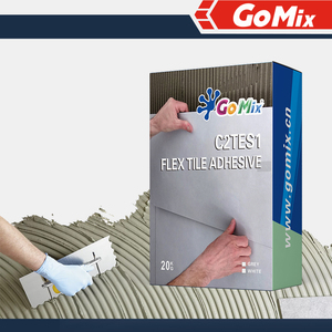 Adhésif pour carrelage à base de ciment C2TES1 haute flexibilité, imperméable, pour grands carreaux de porcelaine lourds, colle pour carrelage mural - Product Image 2