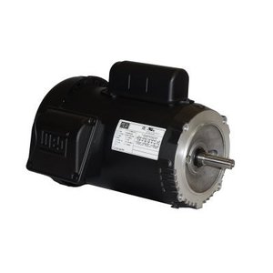 Moteur électrique Weg 1 CV 1800 tr/min monophasé 110-120V 208V 230V cadre 56C à bride C sans pieds Tefc usage général - Product Image 1