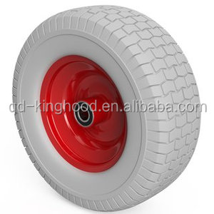 <span class=keywords><strong>Roue</strong></span> <span class=keywords><strong>de</strong></span> secours en caoutchouc solide PU 400mm 16x6.50-8 pneu <span class=keywords><strong>de</strong></span> secours <span class=keywords><strong>pour</strong></span> tondeuse à gazon 100x25mm - Product Image 4