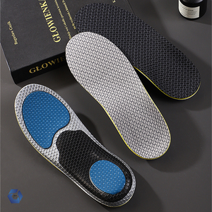 Semelles orthopédiques confortables pour le sport Matériau en PU Antibactérien Évacuation de l'humidité Arches de pieds plates Soutien Semelles respirantes - Product Image 1