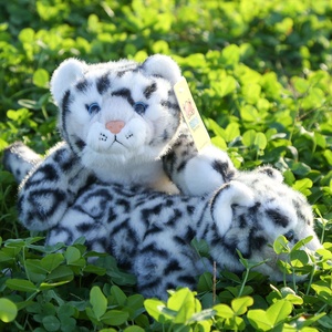 Muñeco de Peluche de Leopardo de las Nieves, Simulación Realista, Relleno de Algodón PP, Juguete Adorable, Venta al Por Mayor Internacional, Regalos para Niños de 14 Años en Adelante - Product Image 2