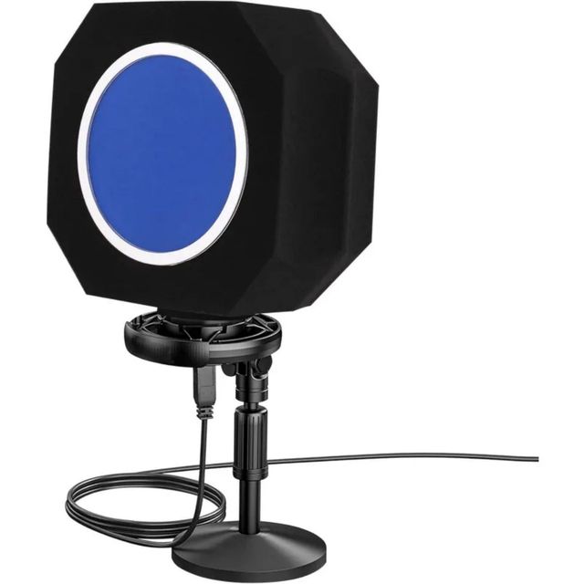 PF8 Professional Studio Microphone Screen Acoustic Filter Desktop Recording Microphone Wind Screen Noise Reduction